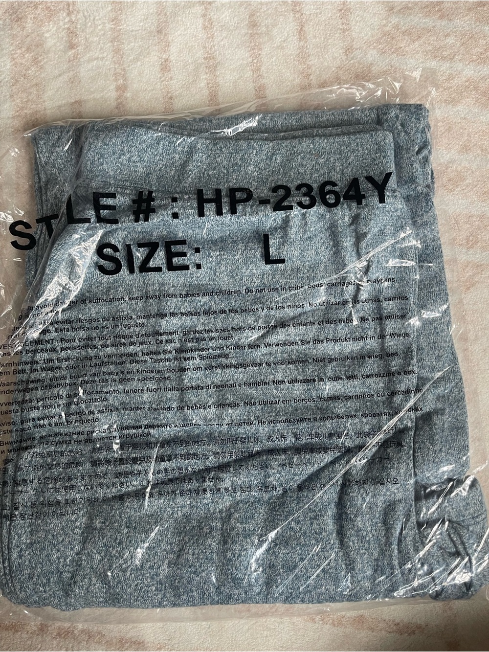 Zenana Hacci Melange Soft Pants – Teal - Picture 3 of 3